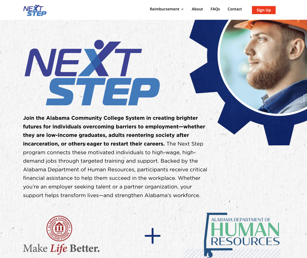 A responsive site designed to help users find their next step in education, training, or work — clean, accessible, and easy to navigate.