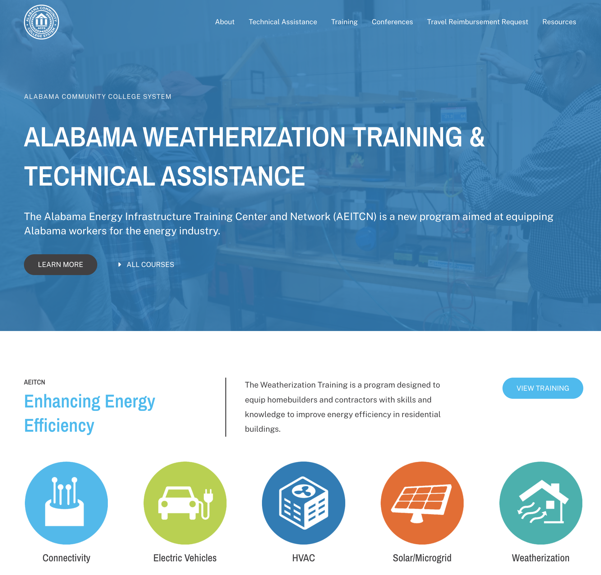 A modern, easy-to-update resource hub for energy efficiency and weatherization programs, complete with application guidance.